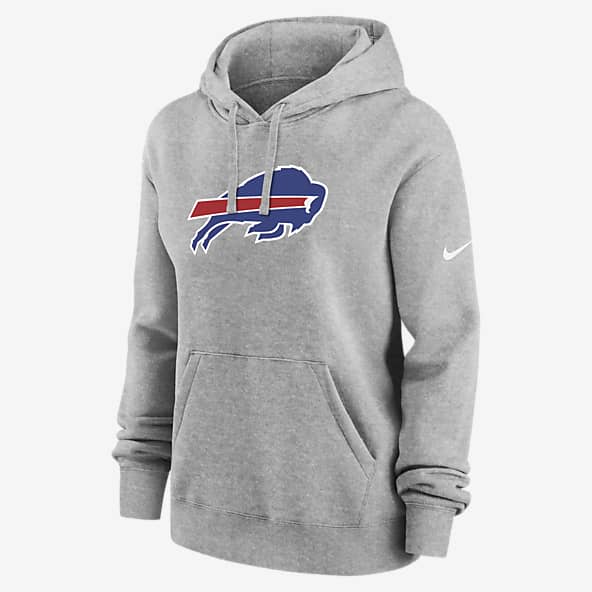 Grey Football Buffalo Bills Hoodies. Nike